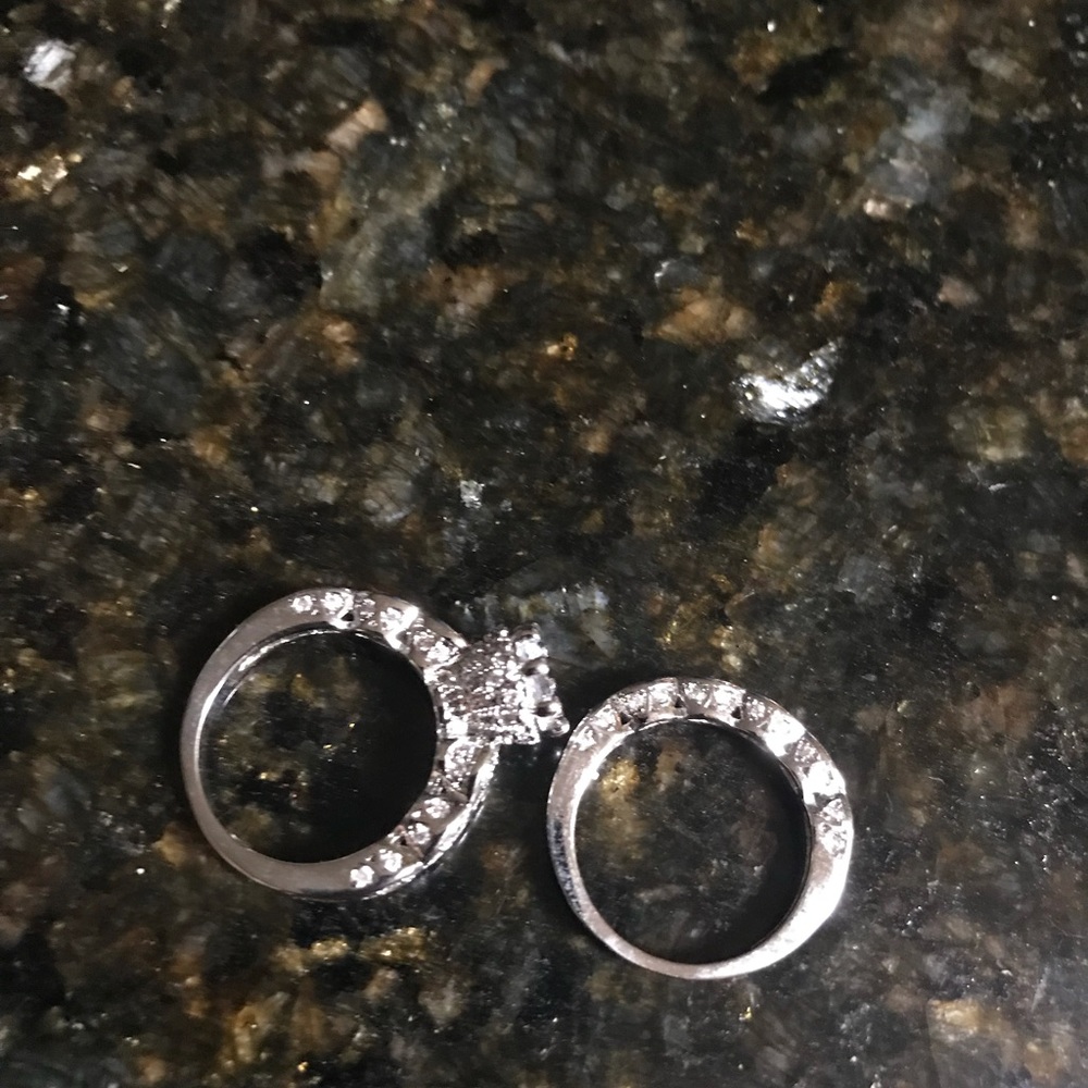 925 Sterling Silver Twin Rings